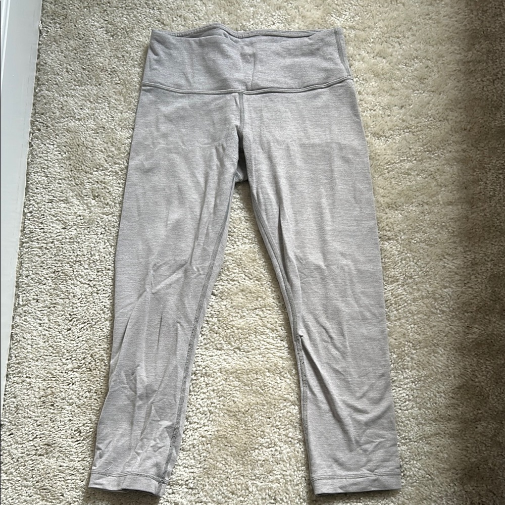Lululemon Gray Wunder Under Leggings